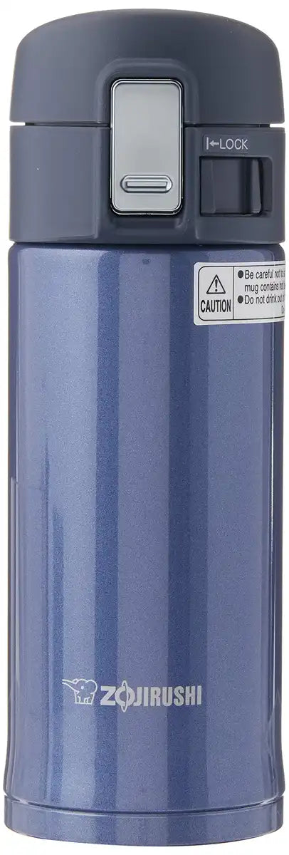 Zojirushi 12Oz Stainless Steel Mug in Black Sm-Khe48Ba - Imported by Zojirushi Corporation