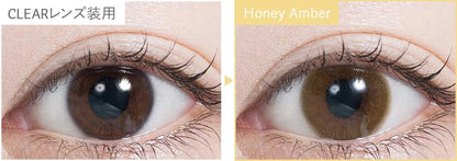 Topaz Topards Japan Colored Contact Lens Honey Amber Pwr.-8.00 10 Sheets 2 Box Set