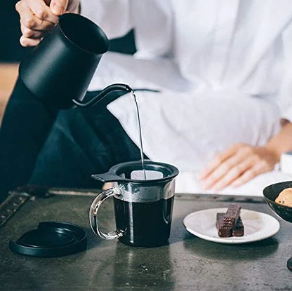 Hario One-Cup Coffee & Tea Maker 170mL Black Made in Japan OCM-1-B