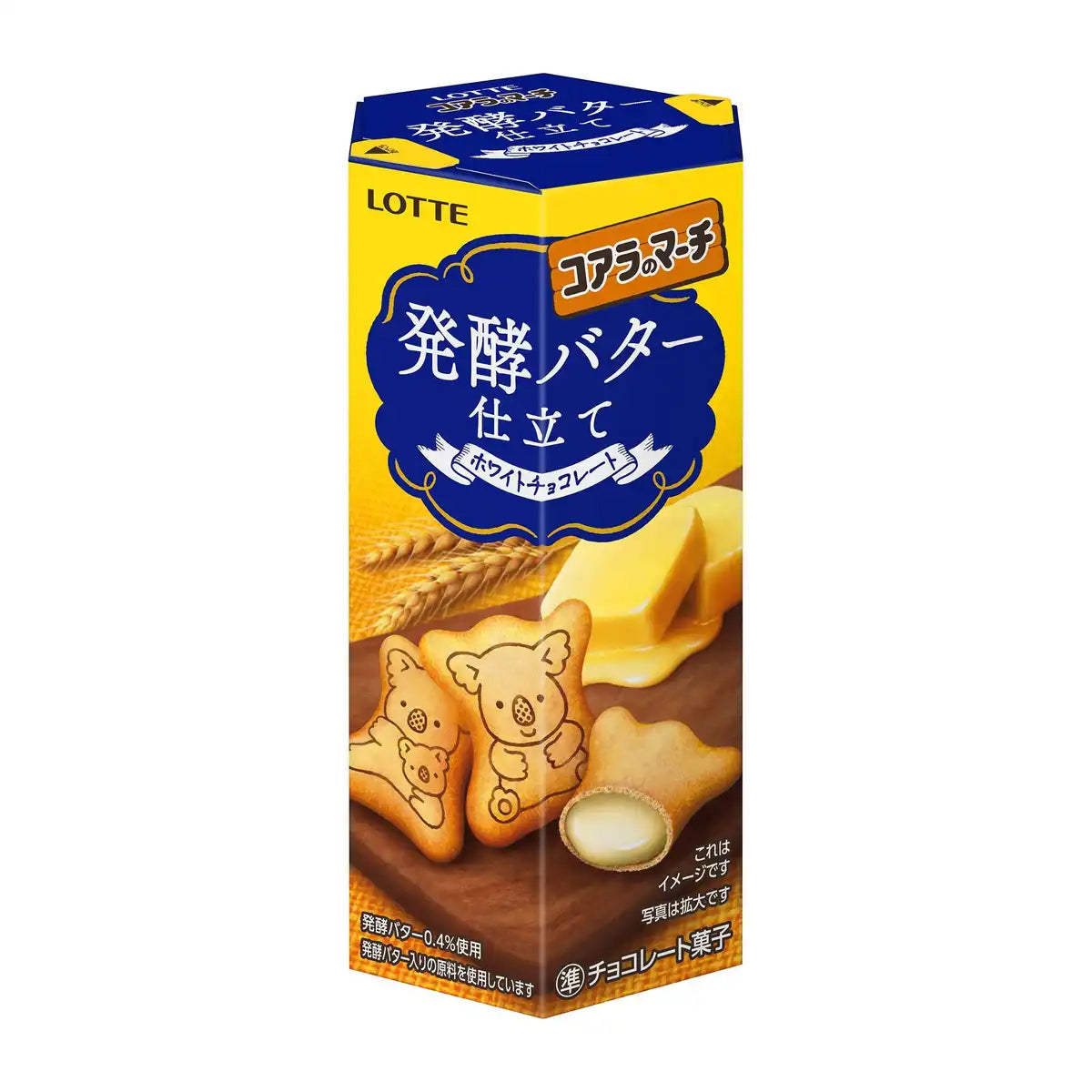 ちょこぼーる様専売 HITOto Lotte Koala March Japan (Fermented Butter) 48G X 10Pcs