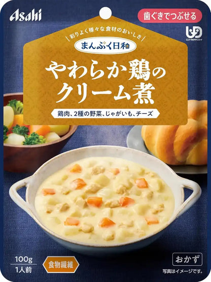 Manpuku Biyori Flavored Meat Potatoes Squeeze Snack - Creamy Stewed Chicken
 - 4987244601872