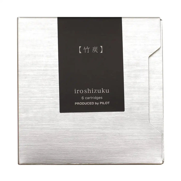 Pilot Iroshizuku Bamboo Charcoal 0.9Cc Fountain Pen Cartridge Pack of 6