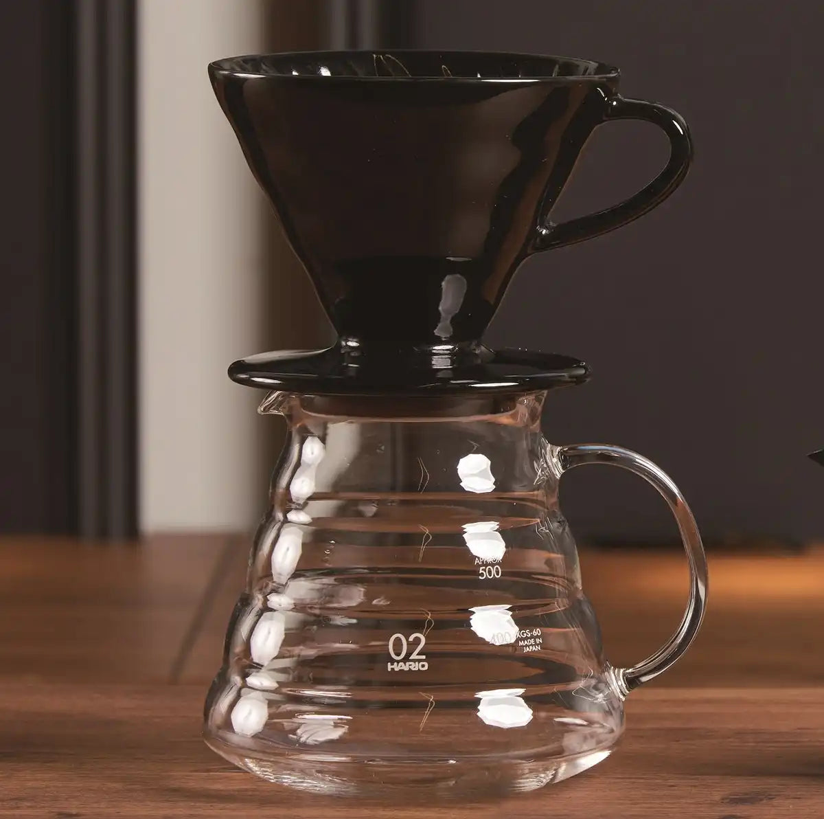 Hario V60 KDC-02-B 400ML Black Coffee Dripper