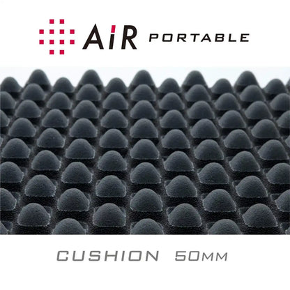 Nishikawa Japan Air Portable Cushion 40X40Cm Uneven Structure Pressure Dispersion Yellow Hg90501661Y