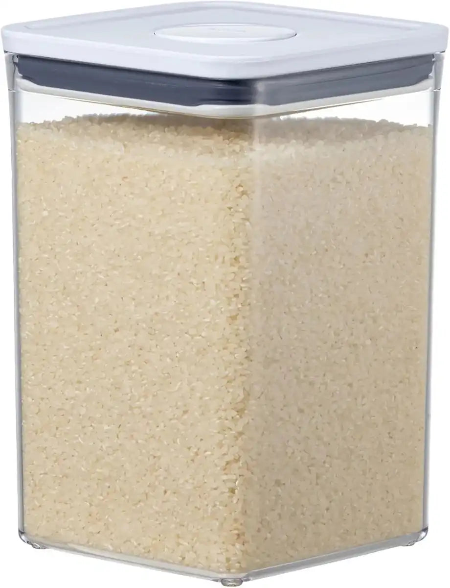 OXO Airtight Plastic Pop Storage Container Kitchen Organizer - Medium Square
 - 719812684918