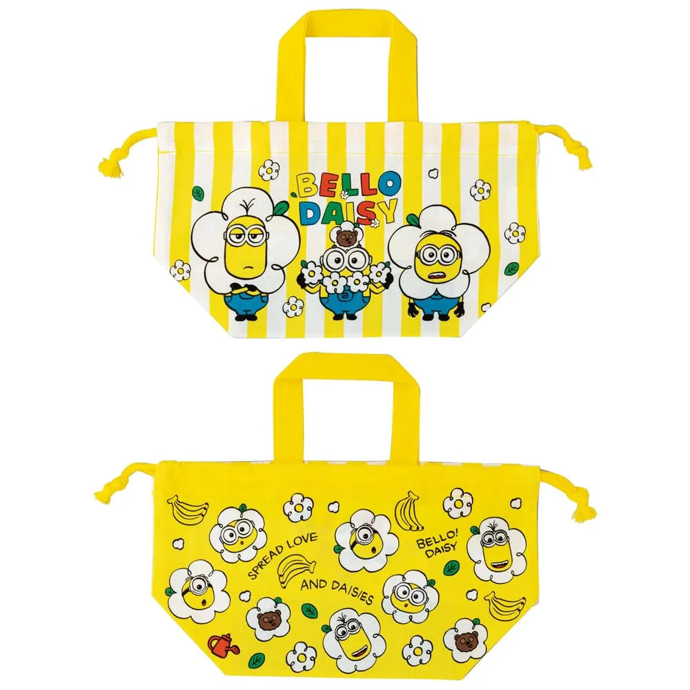 Skater Kids Lunch Box Bag with Gusset Minion 24 Made in Japan Boys Girls