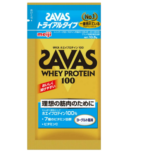 Savas 日本乳清蛋白 100 優格口味 10.5G 試用裝