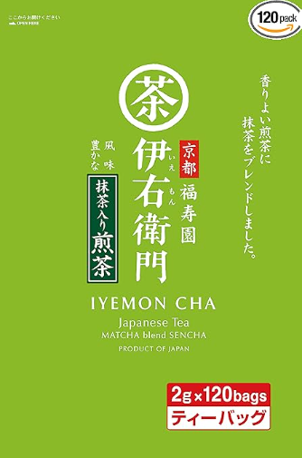 伊右衛門 茶 抹茶ブレンド 煎茶 日本茶 120袋 - 抹茶風味の日本茶 伊右衛門 茶 抹茶ブレンド 煎茶 日本茶 120袋 - 抹茶風味の日本茶