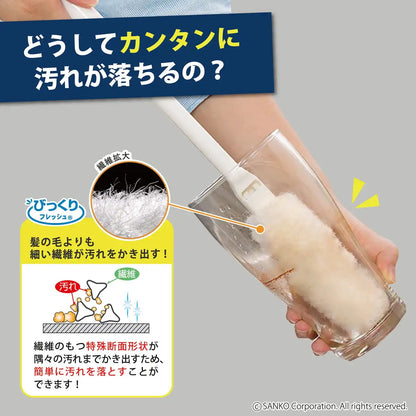 Sanko Mitsuba Brush Stainless Water Bottle Cold Tumbler Bottle Made In Japan - Bh-20