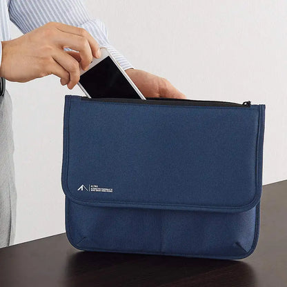 Lihit Lab Cordura Flat Pouch L Olive A7768-22 Japan