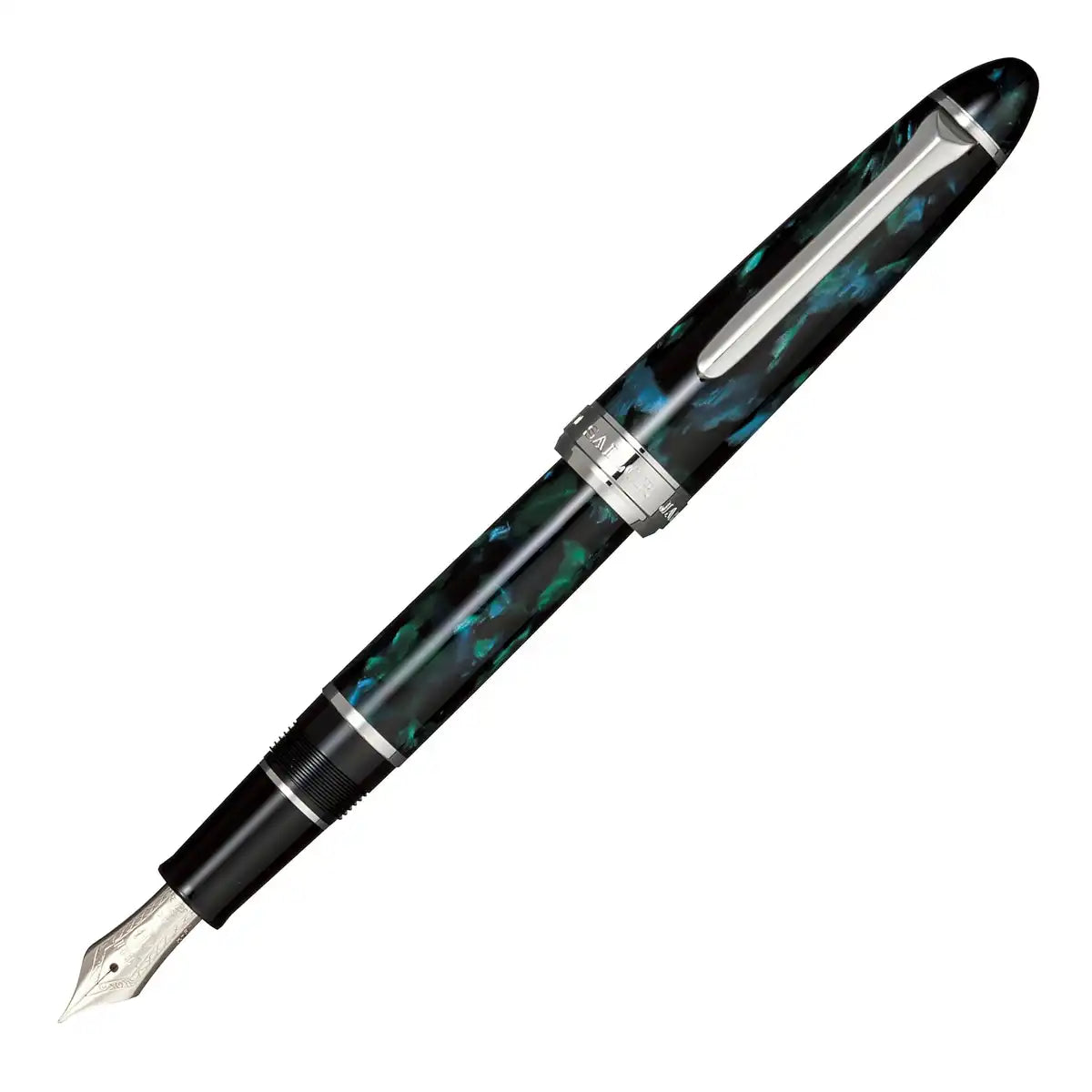 セーラー万年筆 プロフィット モザイク グリーン 細字 11-3011-260 筆記具