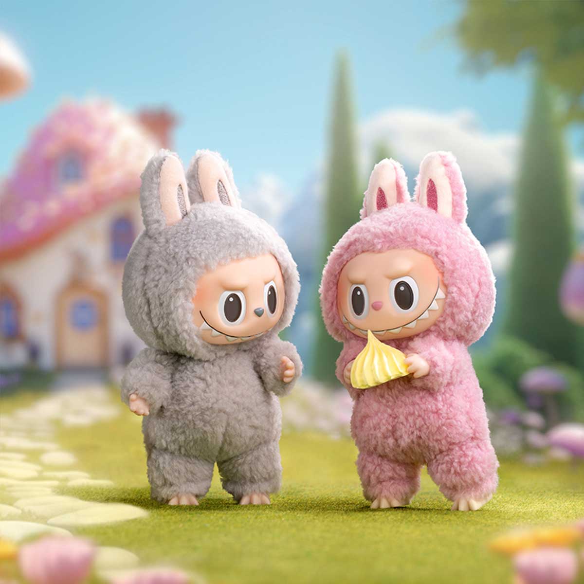 POP MART The monsters Labubu Exciting Macaron Plush Series [Assortment Box]