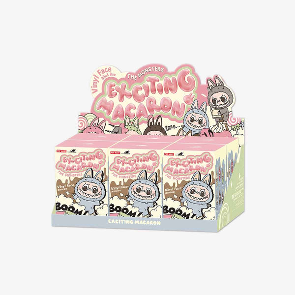 POP MART The monsters Labubu Exciting Macaron Plush Series [Assortment