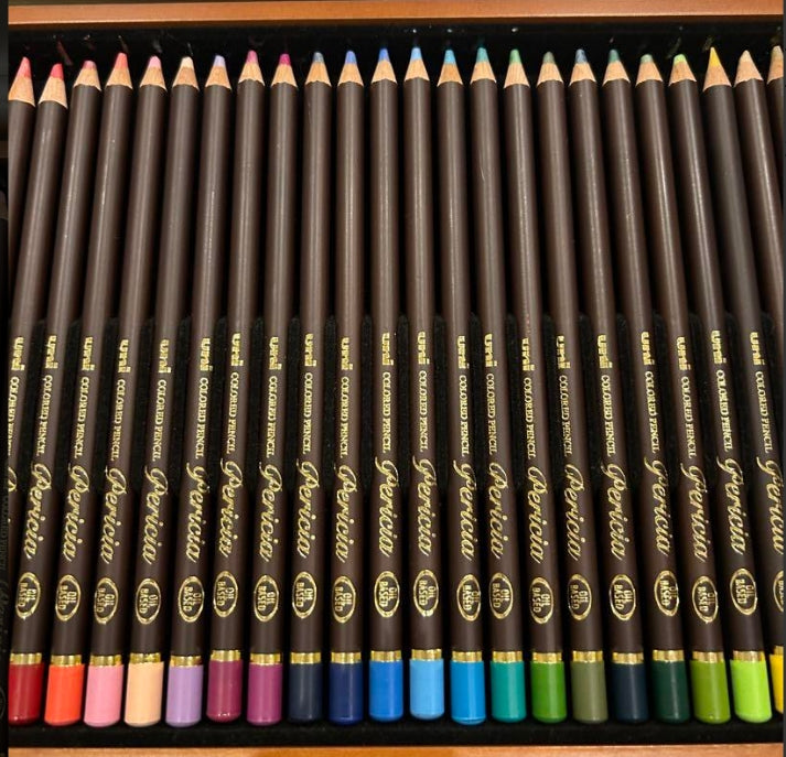 Pencil Uni Pericia Set - 36 Vibrant Colors for Artists