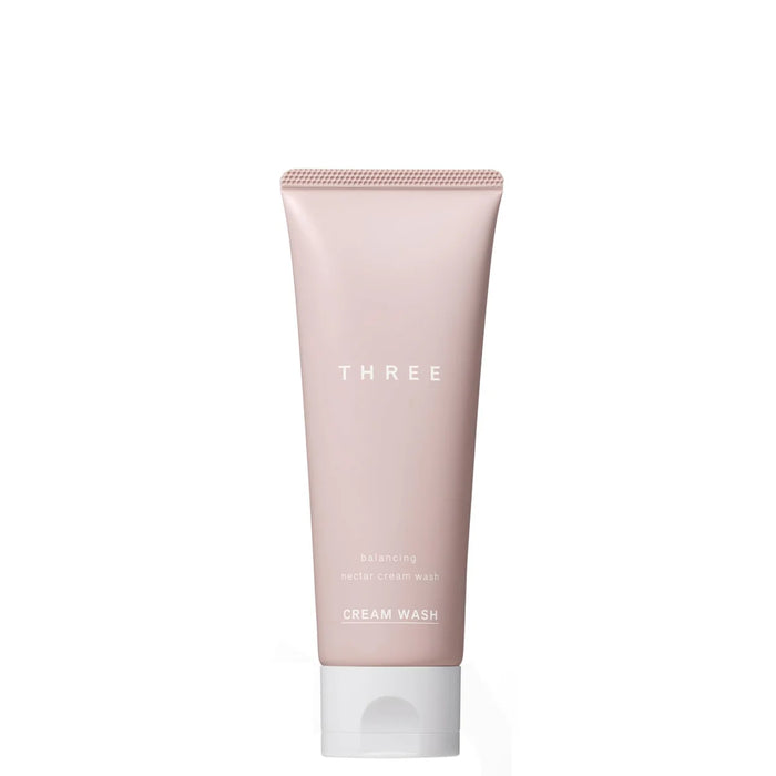 Three Facial Cleanser Balancing Nectar Cream Wash 100G for Radiant Skin