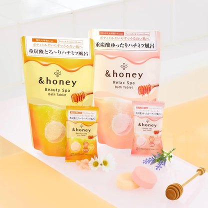 &honey Relax Spa Bath Tablet – Lavender & Aroma Honey /240g (6 tablets)