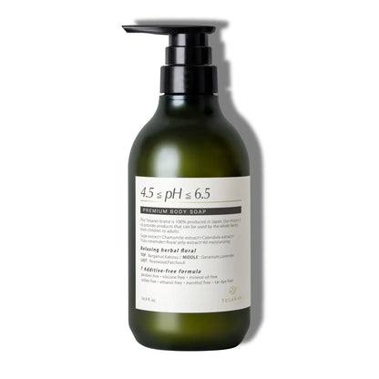 Tesaran Medicated Body Soap 500Ml Mildly Acidic Additive-Free Herbal Scent