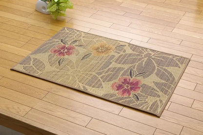Ikehiko Corporation Igusa Entrance Mat 60X90Cm Beige Urethane Back Made In Japan #8817660