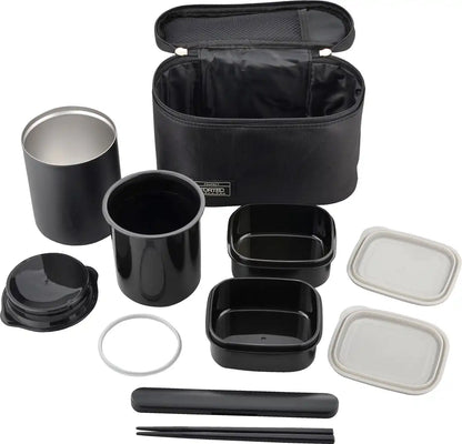 Wahei Freiz Japan Bento Box Rice Side Dish 840Ml Thermal Insulated Lunch Case Flr-8163