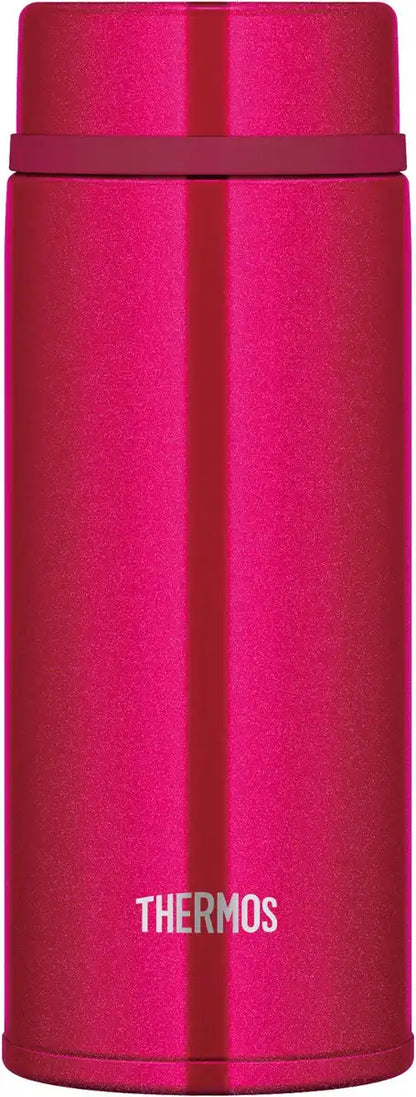 Thermos Vacuum Insulated Jnw-350 350ml Portable Mug in Strawberry Red