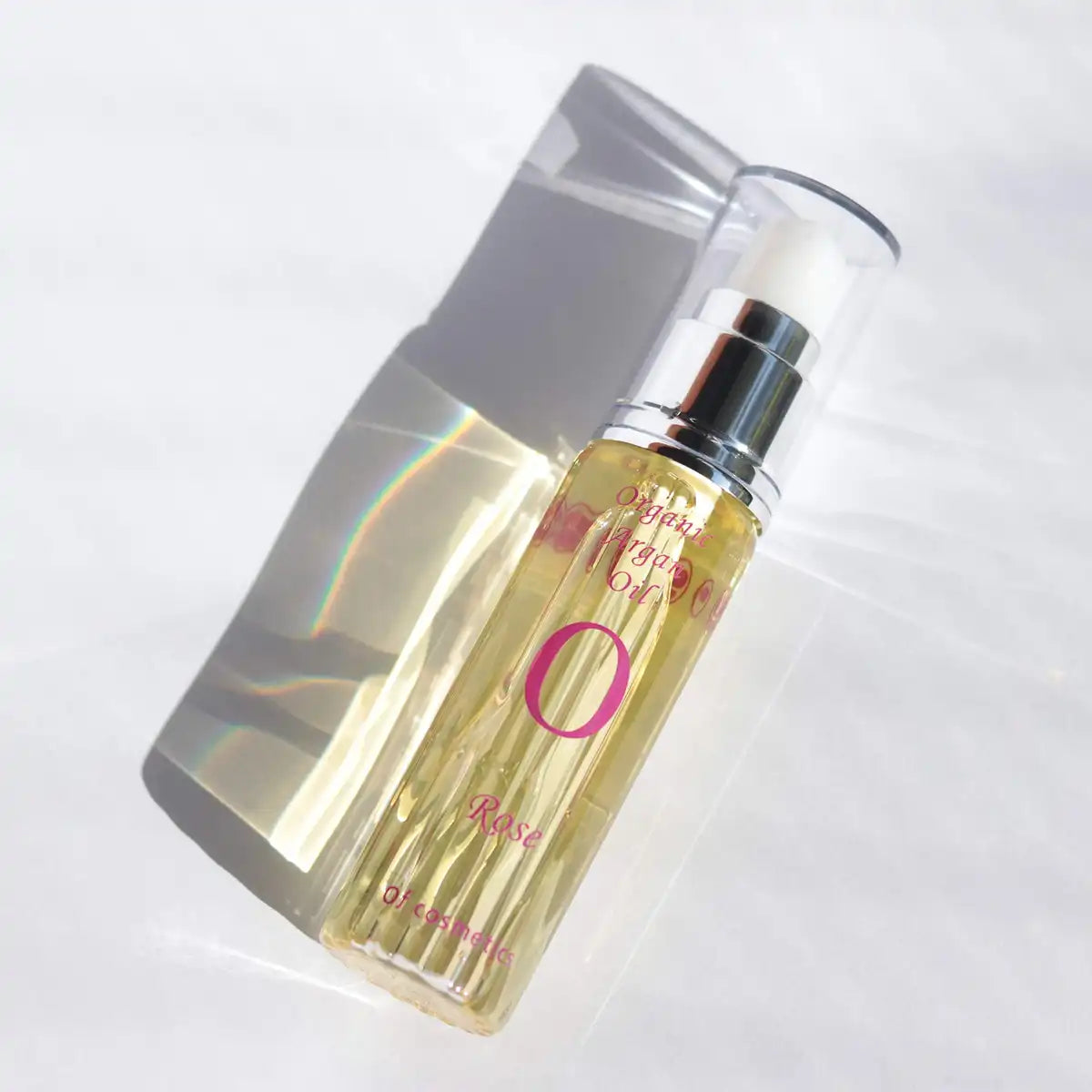 Of Cosmetics Organic Argan Skin Oil 40Ml Rose Scent Night Care with SPF