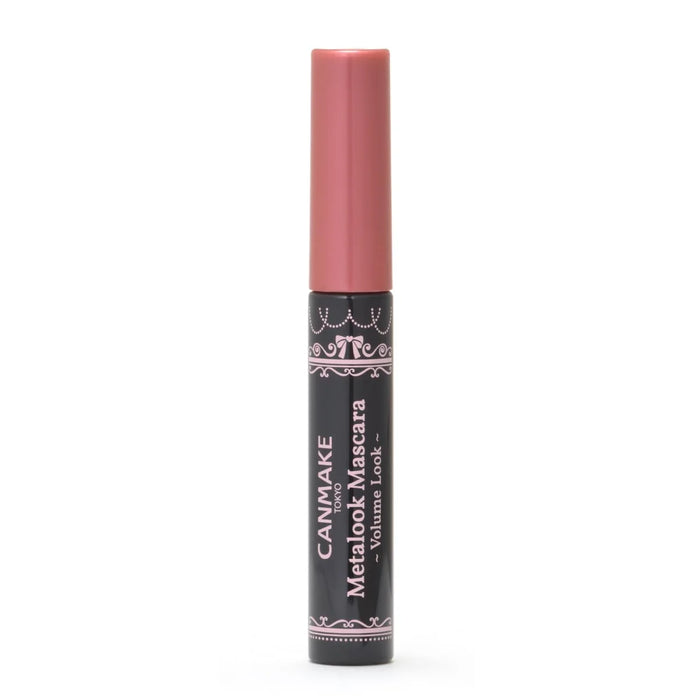 Canmake Metal Look Mascara V01 Black 4.0G - Volume & Curl Retention