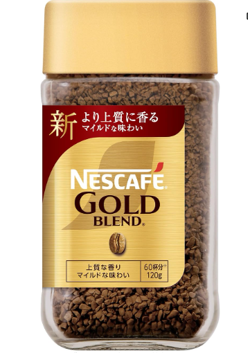 Nestle Japan Nescafe Gold Blend Instant Coffee Bottle 120g - Basic Coffee Products