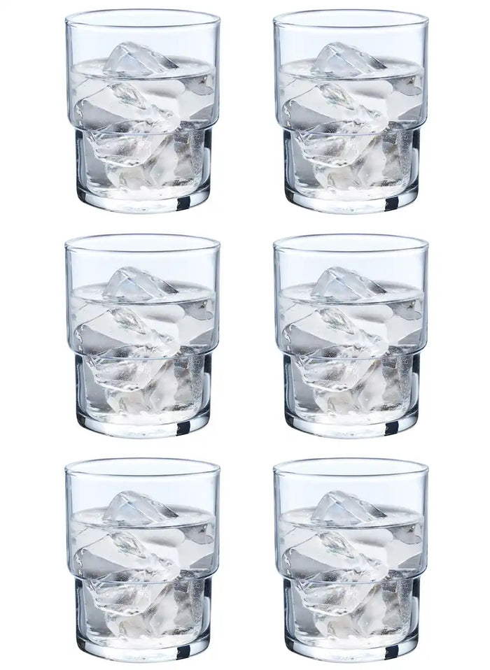 Toyo Sasaki Glass 200ml Tumbler Set 6pcs Japan Dishwasher Safe