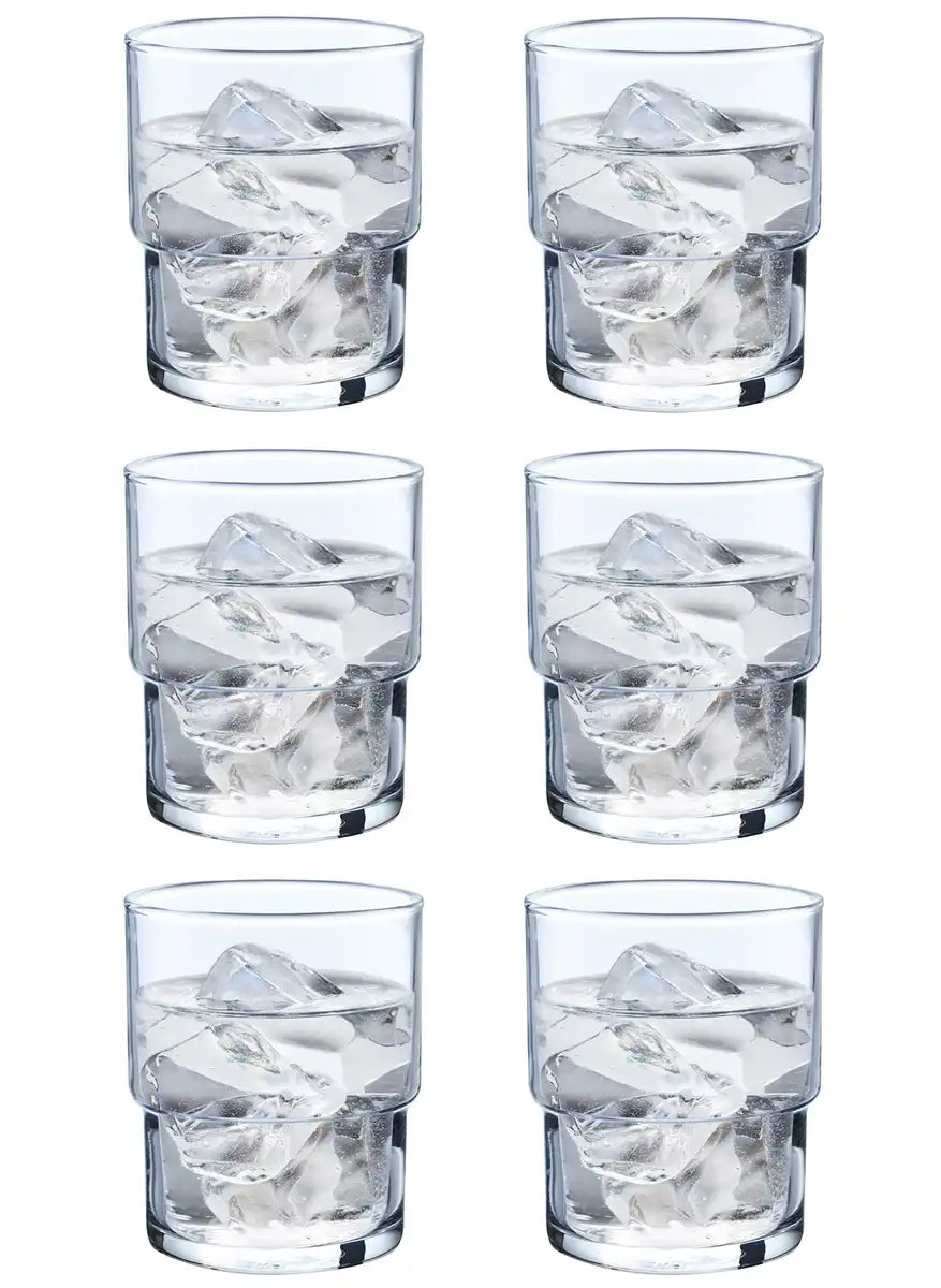 Toyo Sasaki Glass 200ml Tumbler Set 6pcs Japan Dishwasher Safe