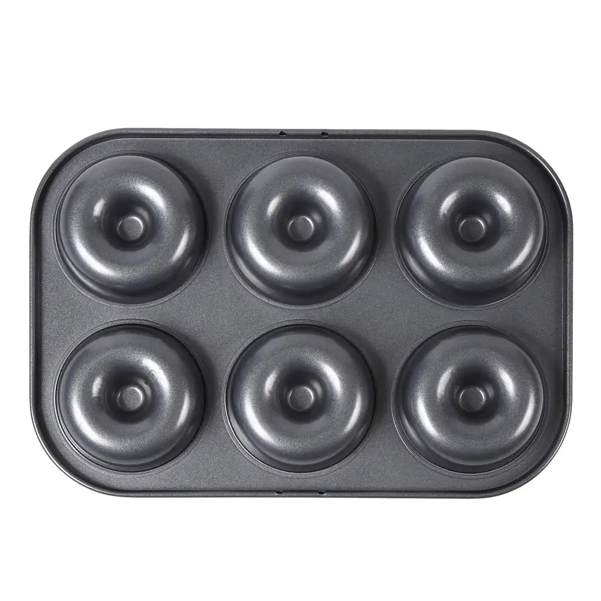 Soratobu Frying Pan Japan Silicone Treated 6P Steel Non-Stick Baked Donut Mold