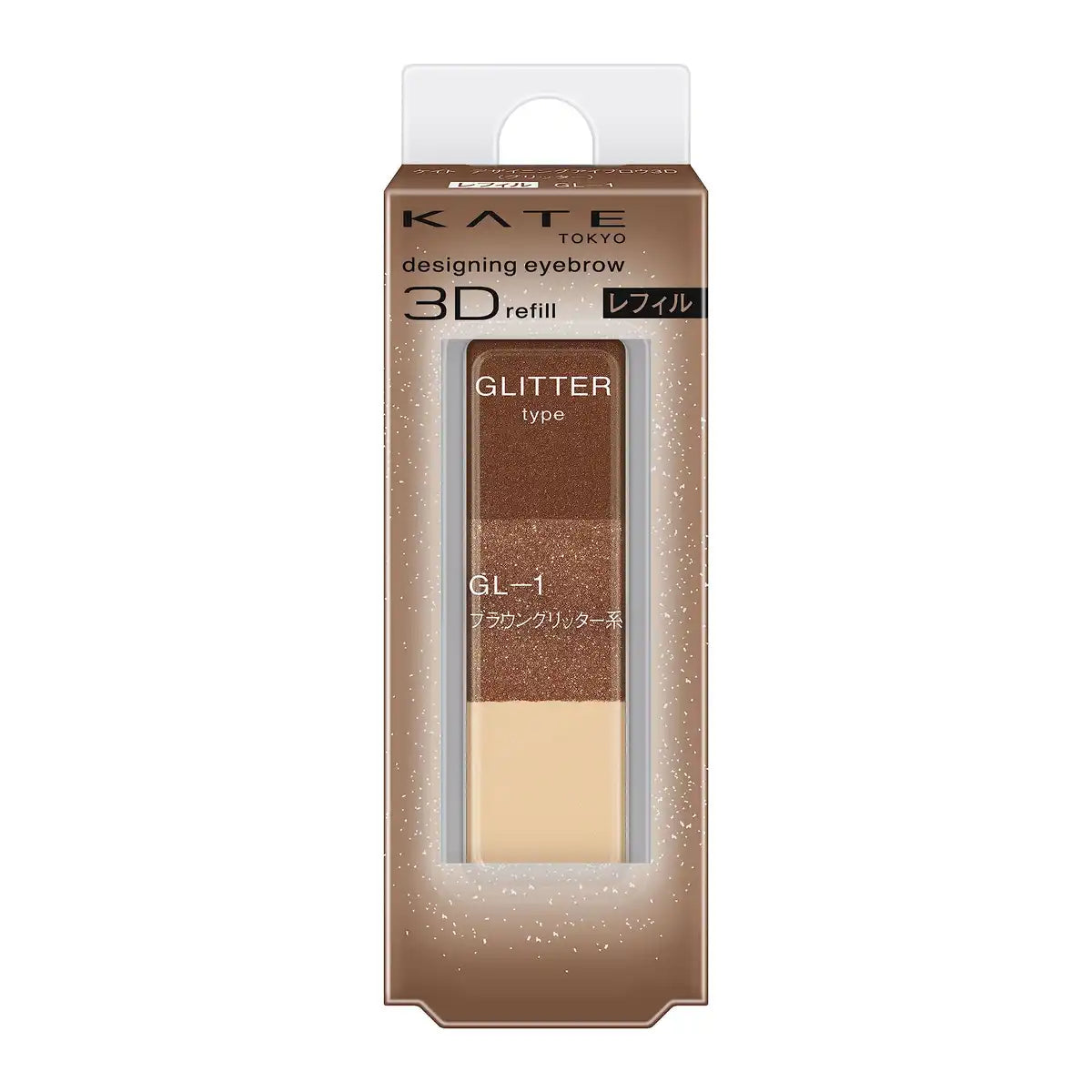 Kate Designing 3D Glitter Eyebrow Refill GL-1 - Kate Beauty Products