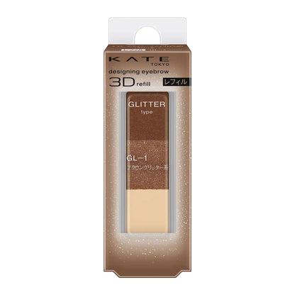 Kate Designing 3D Glitter Eyebrow Refill GL-1 - Kate Beauty Products