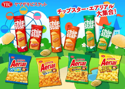 Yamazaki Biscuits Aerial Roasted Soy Sauce Corn Chips Snack Pack of 3 Bags
