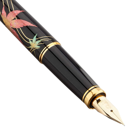 Platinum Fountain Pen Biko Modern Maki-E Japan Autumn Leaves Fine Point Ptl-20000H#46-2