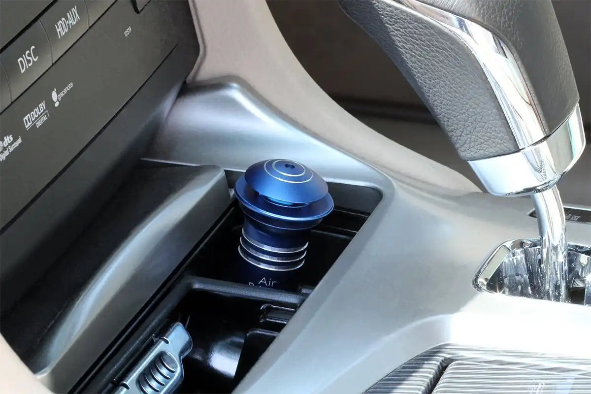 Ohashi Sangyo Car Air Purifier Japan | Aluminum Blue Machined 1832 | Dc 12V/24V