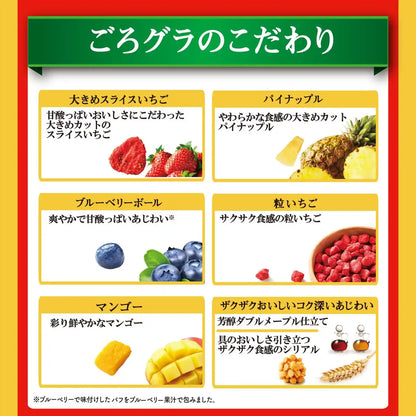 Nissin Foods Gorogura Mixed Fruits Maple Granola Cereal 320G