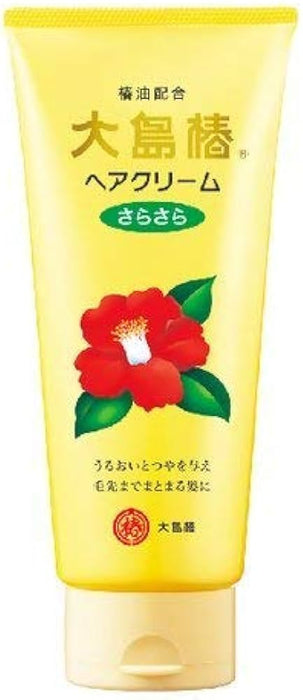 Oshima Tsubaki Hair Moisture Light Cream 160g for Silky Strands