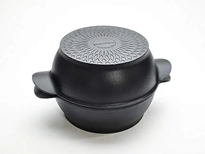 Ichido Nanbu Iron Capsule Cooker Tall Japan Compatible With Ih Cookers