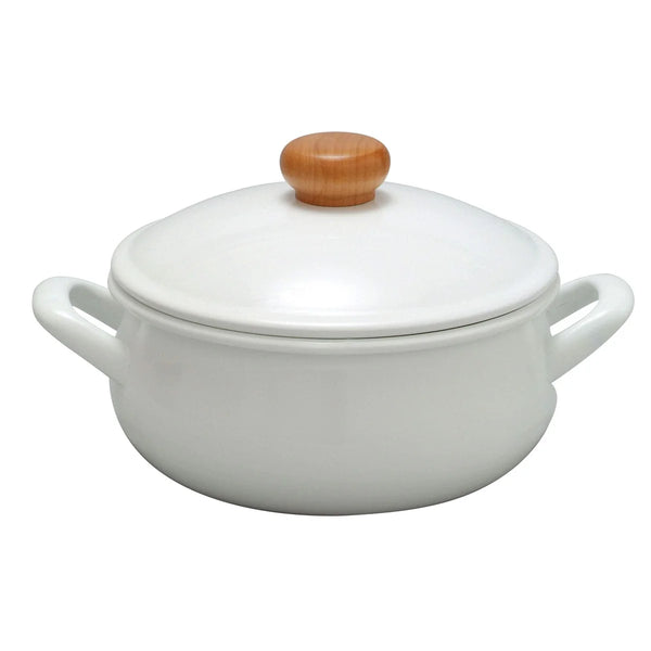 ホーロー鍋　OOSAKA JAPAN TAMURA ENAMEL WORKS Noda Horo Pochika Casserole 20cm