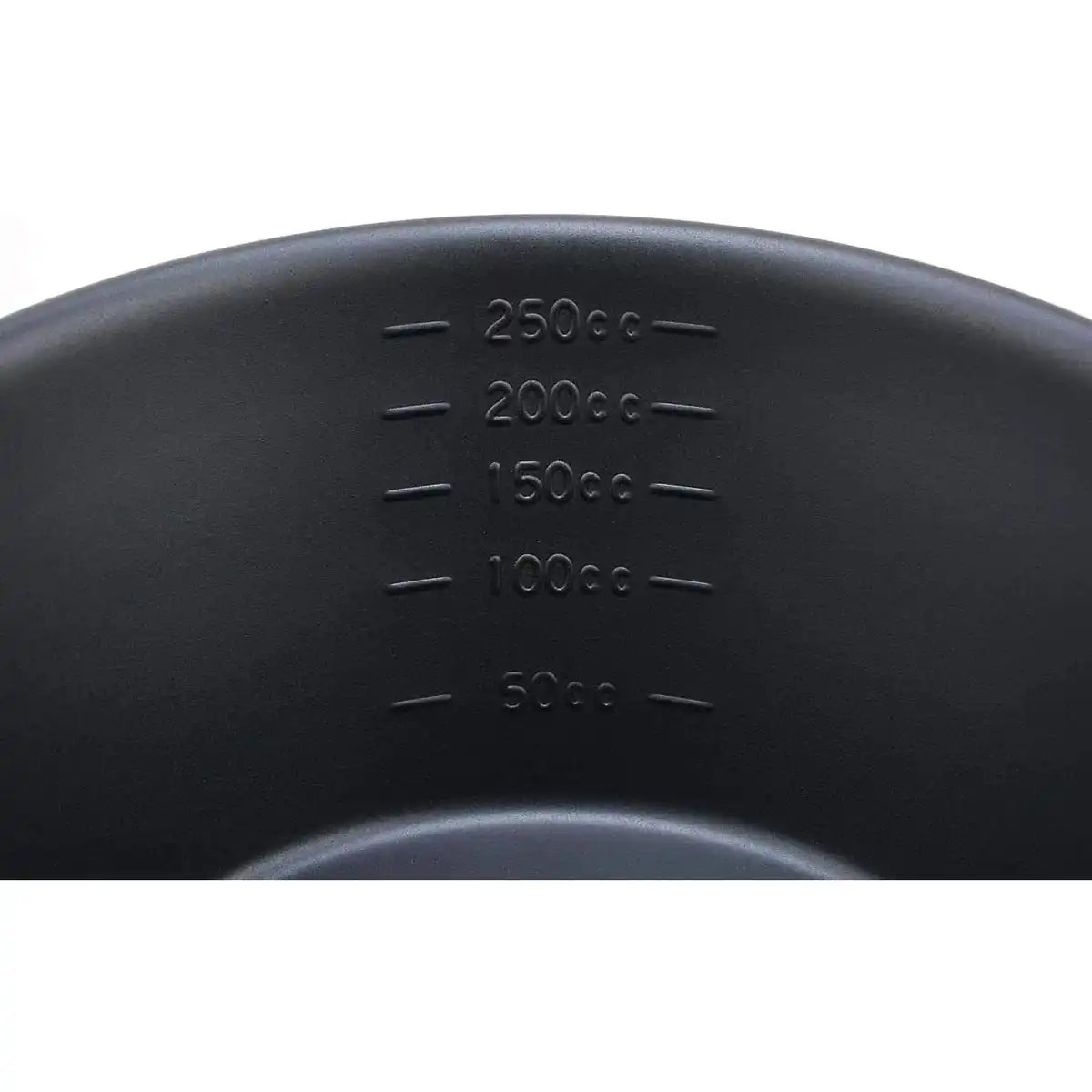 Katariki Japan Stainless Steel Silicone Baking Coated Sierra Cup W/ Scale - Black