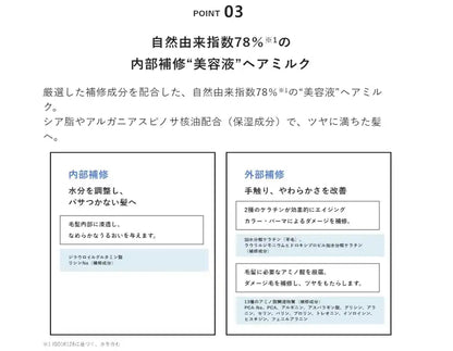 &be Protect Hair Milk for Smooth and Shiny Wavy Hair