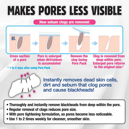 Biore White Type Pore Cleansing Nose Pack - 10 Pieces
