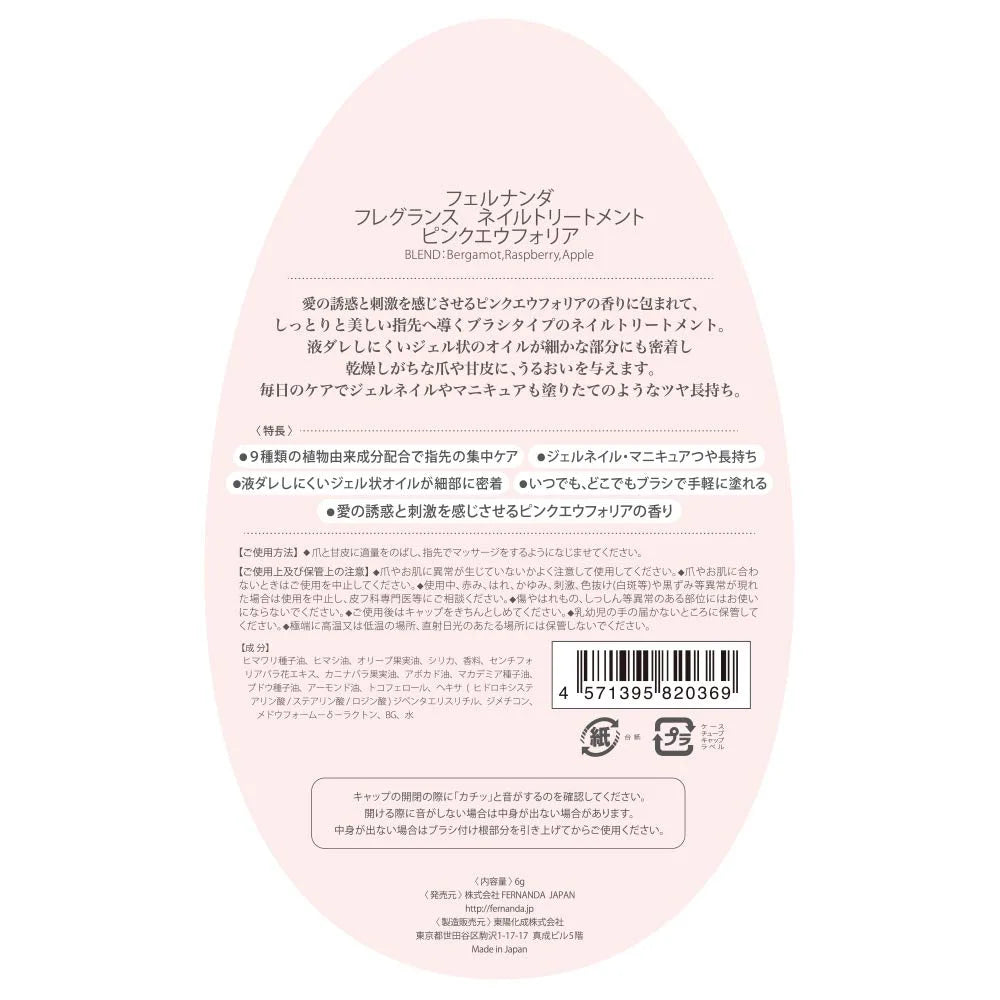 Fernanda Japan Fragrance Pink Euphoria Nail Treatment