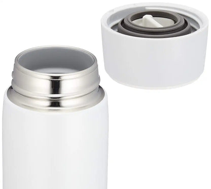 Zojirushi Cold/Hot Insulated Stainless Steel 480ml Water Bottle - Lightweight White