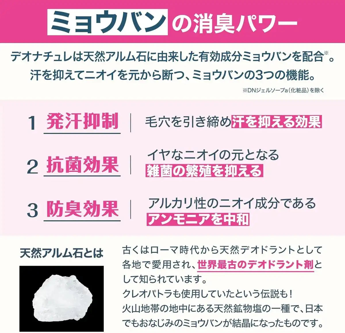 Deonatulle Soft Stone Pink Powder Sachet Included Deodorant