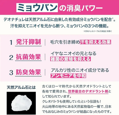 Deonatulle Soft Stone Pink Powder Sachet Included Deodorant