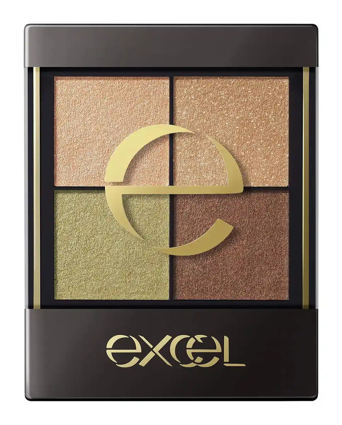 Excel Japan Real Close Shadow Cs05 Palette Eyeshadow (Beige Mouton)