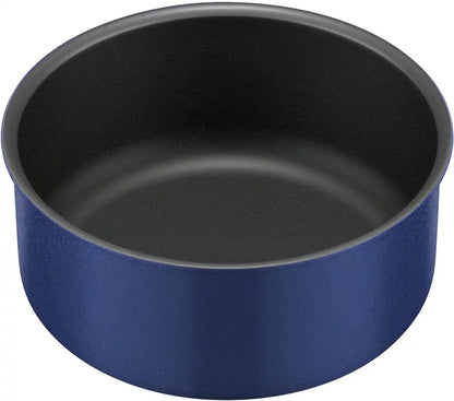 Thermos Indigo Blue 18cm Durable Pot with Removable Handle for Gas Stove KOC-018 IBL Series