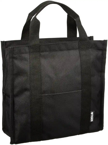 Tiger LWY-T036-K Black Stainless Steel Lunch Jar with Tote Bag 1.8 Cups Capacity