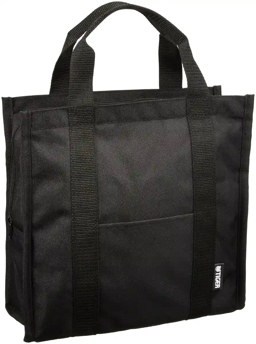 Tiger LWY-T036-K Black Stainless Steel Lunch Jar with Tote Bag 1.8 Cups Capacity